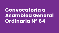 Convocatoria a Asamblea General Ordinaria Nº 64 del Consejo Veterinario del Chaco