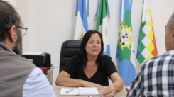 Reunión institucional en Tres Isletas