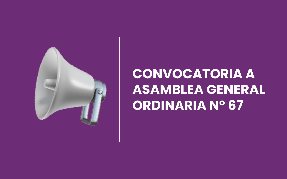 Convocatoria a asamblea general ordinaria nº 67: